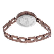 Sandy D Carter Metal Brown Analogue Round Watches for Women_SDC24-17-BR