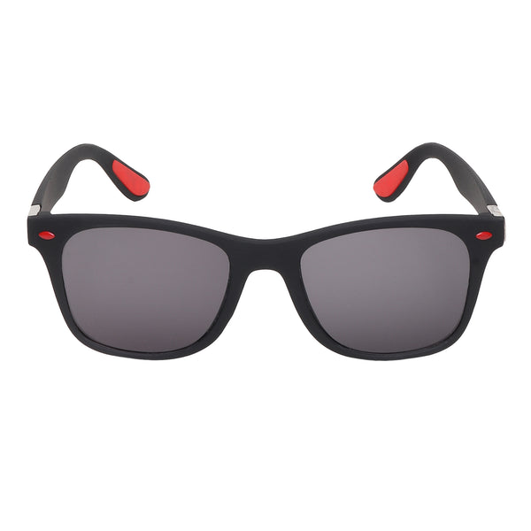 Celebrity Full Rim Black Plastic Frame With Black UV Protected Lens Wayfarer Sunglasses for Men & Women_10-BK