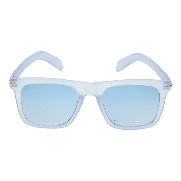 Celebrity Full Rim Blue Plastic Frame With Blue UV Protected Lens Wayfarer Sunglasses for Men & Women_09-BL