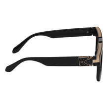 Celebrity Black Plastic Frame With Red UV Protected Lens Rectangular Sunglasses for Men & Women_CLIMB-08