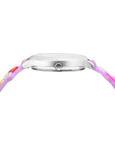 Fantasy World Pink 3D Print Rubber Strap Time Teacher Analog Watch Boys & Girls FW-25-SL-18