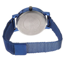 Fluid  Blue Round Allow Strap Analog Watches for Women FLWatch24-Mag-BL-08