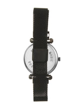 Fluid  Black Round Allow Strap Analog Watches for Women FLWatch24-Mag-02-BK