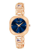 Sandy D Carter Metal Silver Analogue Oval Watches for Women_Sandy D Carter-229-SL