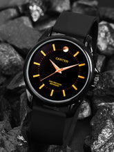 Sandy D Carter Silicon Black Analogue Round Watches for Men_SDC24-94-BK