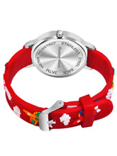 Fantasy World Red 3D Print Rubber Strap Time Teacher Analog Watch Boys & Girls FW-25-SL-05