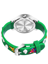 Fantasy World Green 3D Print Rubber Strap Time Teacher Analog Watch Boys & Girls FW-25-SL-15