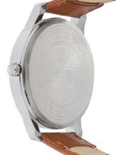 FLUID Tan Leather Strap Watches For Men FLWatch24-737G-TN01