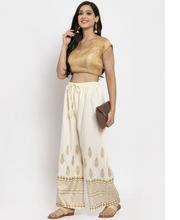 Fleurt Chic Printed Palazzo Collection for All Seasons HOBK342