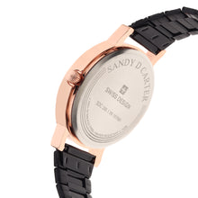 Sandy D Carter Metal Rose Gold Analogue Round Watches for Women_SDC24-58-RG-CM