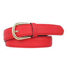 Sandy D Carter Women Red Artificial Leather Waist Belt for Jeans & Formal Paint SDC-032-RD