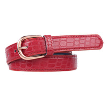Sandy D Carter Women Red Artificial Leather Waist Belt for Jeans & Formal Paint SDC-031-RD