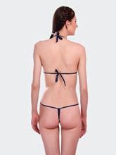 Fleurt Navy Blue Lycra Net Bikni Set I Lingerie Set - One Size (Free Size) For Women Fleurt-Set-206-N.BL