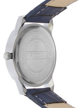 Fluid  Blue Round Leather Strap Analog Watches for Women FLWatch23-734L-BL01