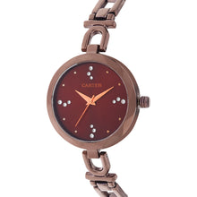 Sandy D Carter Metal Brown Analogue Round Watches for Women_SDC24-17-BR