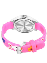 Fantasy World Pink 3D Print Rubber Strap Time Teacher Analog Watch Boys & Girls FW-25-SL-14