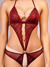Fleurt Maroon Lycra Forbes Lingerie Set - One Size (Free Size) For Women Fleurt-Set-LTD-MR