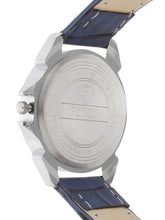 Fluid  Blue Round Leather Strap Analog Watches for Women FLWatch24-743L-BL01