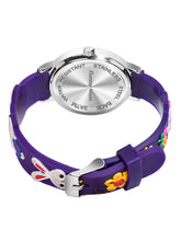 Fantasy World Blue 3D Print Rubber Strap Time Teacher Analog Watch Boys & Girls FW-25-SL-07