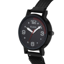 Fluid  Black Round Allow Strap Analog Watches for Women FLWatch23-023-BK01