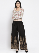 Trendy Half Print Sharara Set for Women HOBK178