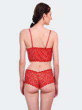 Fleurt Red Lycra Lace Lingerie Set - One Size (Free Size) For Women Fleurt-Set-170-RD