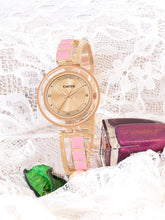 Sandy D Carter Metal Pink Analogue Round Watches for Women_Sandy D Carter-198-PK