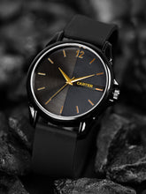 Sandy D Carter Silicon Black Analogue Round Watches for Men_SDC24-99-BK