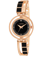 Sandy D Carter Metal Black Analogue Round Watches for Women_Sandy D Carter-201-BK