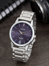 Sandy D Carter Metal Blue Analogue Round Watches for Men_SDC24-104-BL