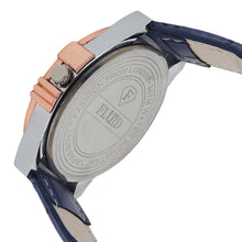 FLUID Blue Leather Strap Watches For Men FLWatch23-021-BL01