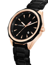 Sandy D Carter Metal Black Analogue Round Watches for Men_Sandy D Carter-168-BK