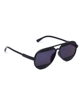 CELEBRITY Full Rim Black Plastic Frame With Blue UV Protected Lens Avaitor Sunglasses for Men_VO2601