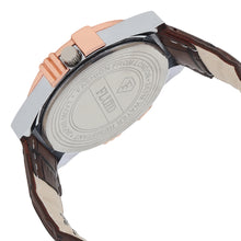 FLUID Brown Leather Strap Watches For Men FLWatch23-021-SL01