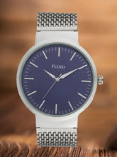 FLUID Blue Stainless Steel Strap Watches For Men FLWatch24-810G-BL01