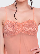 Fleurt Orange Power Net Honey Moon Dress Dress for Women HOBF-BD-1024-OR