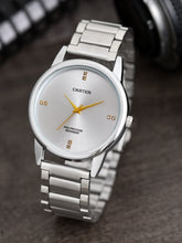 Sandy D Carter Metal Silver Analogue Round Watches for Men_SDC24-108-SL