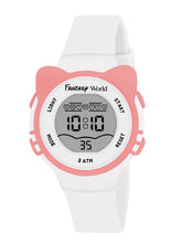 Fantasy World Minimalist Analog Watch for Boys & Girls – Sleek and Youthful FW24-2206-WH