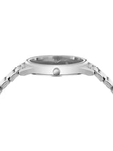 Sandy D Carter Metal Silver Analogue Round Watches for Men_SDC24-107-SL