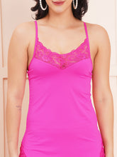 Fleurt Pink Forbe Lycra Babydoll with Robe Dress for Women Fleurt25-BD-SHRUG-PK