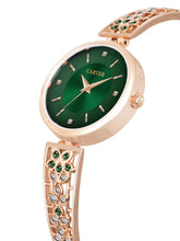 Sandy D Carter Metal Green Analogue Round Watches for Women_Sandy D Carter-220-GR