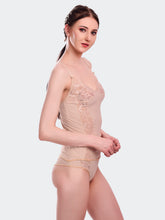 Fleurt Gold Forbe Lycra Co-Ord Set Babydoll Dress for Women HOBF-1017-GD
