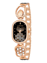 Sandy D Carter Metal Black Analogue Rectangular Watches for Women_Sandy D Carter-213-BK