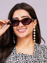 Celebrity Full Rim Brown Plastic Frame With Grey UV Protected Lens Other Sunglasses for Women_9273-3