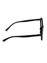 Celebrity Black Oval Plastic Sunglasses For Men CLSN25-11910-01