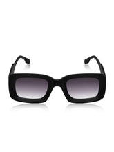 Celebrity Black Square Plastic Sunglasses For Men CLSN25-22908-01