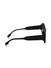 Celebrity Black Square Plastic Sunglasses For Men CLSN25-22908-01