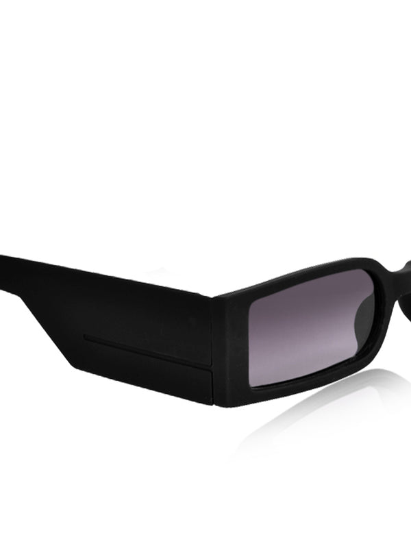 Celebrity Black Retro-Square Plastic Sunglasses For Men CLSN25-23012-01