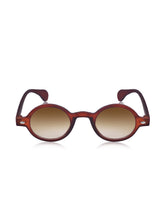 Celebrity Brown Oval Plastic Sunglasses For Men CLSN25-534-02
