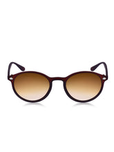 Celebrity Brown Oval Plastic Sunglasses For Men CLSN25-8121-02